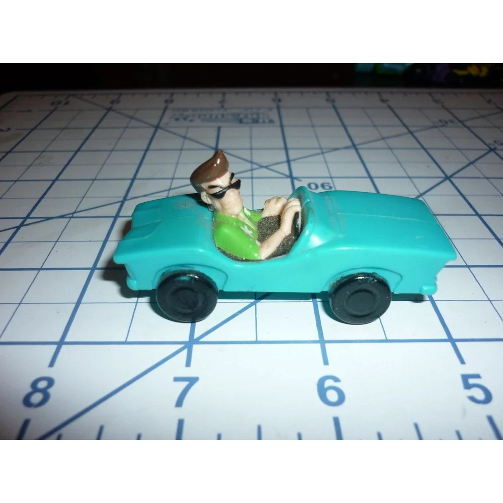 Vintage 1996 Ace Ventura Pet Detective Morgan‎ Creek Teal Convertible Toy Car